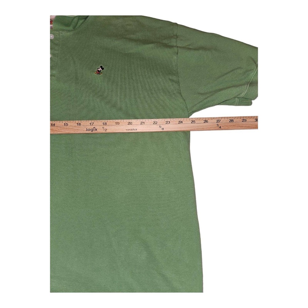 Walt Disney World Polo XL Men's Green Short Sleeve Embroidered Vacation Fun - Picture 3 of 6